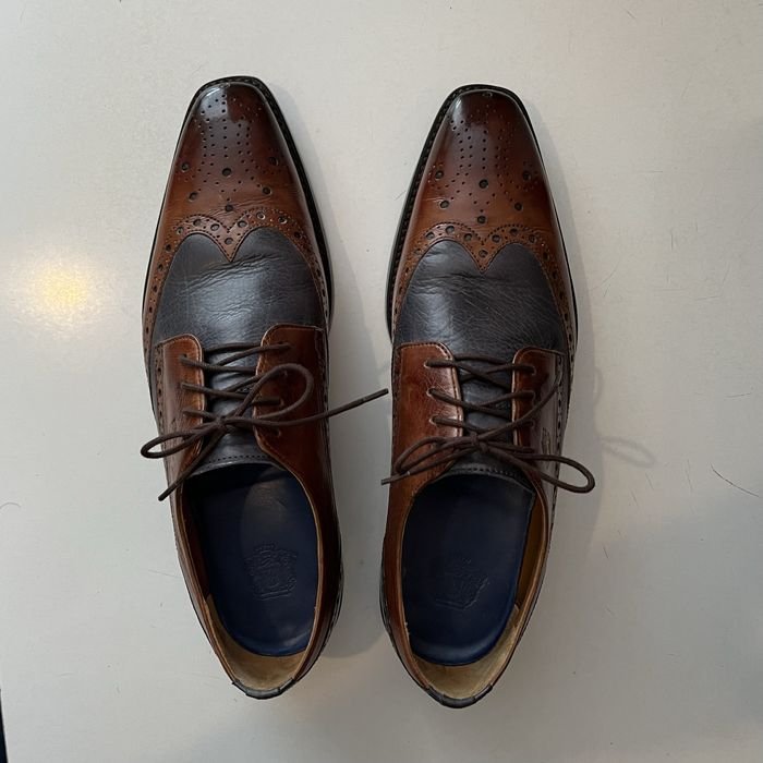 Men Melvin & Hamilton Heels Brown Leather 41