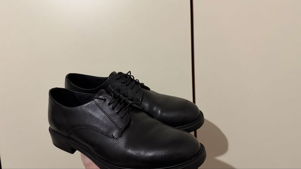 Мужские Vagabond Туфли Чёрные Натуральная кожа 41