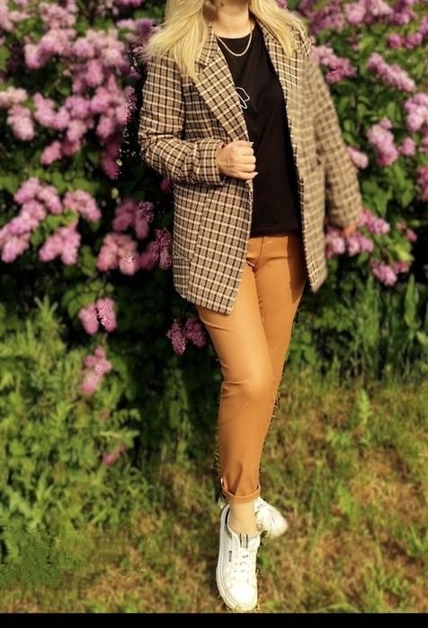 Женский Другой Пиджак Коричневый Вовна 40