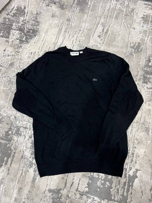 Мужской Lacoste Свитер Чёрный 42