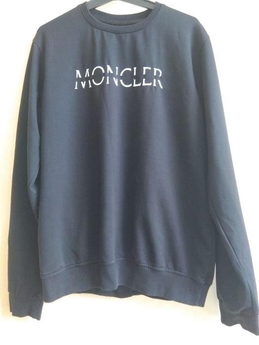 Homme Moncler T-shirt à Manches Longues Noir 42