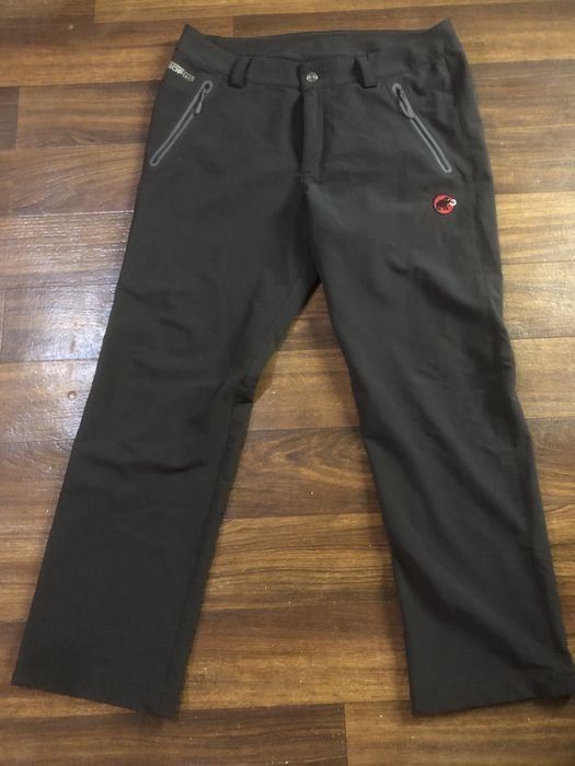 Мужской Mammut Штаны Чёрный 36-38