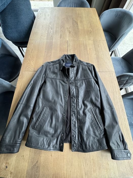 Мужской Scotch&Soda Жакет Чёрный Кожа 36