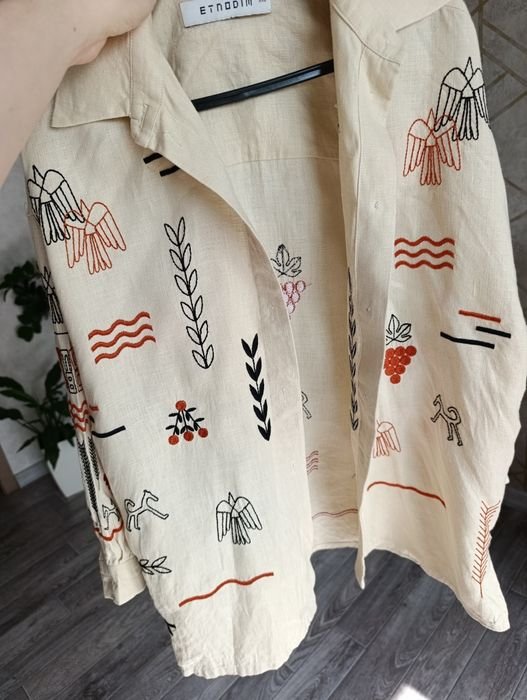 Женская Etnodim Вышиванка Різнокольоровий Льон 32