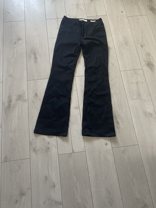 Женские Джинсы Клеш Чёрные