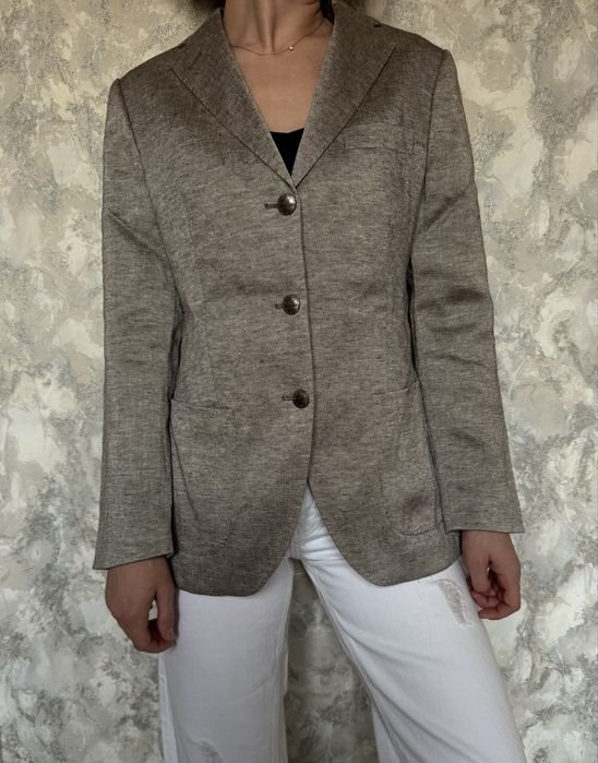 Women Massimo Dutti Blazer Beige 36