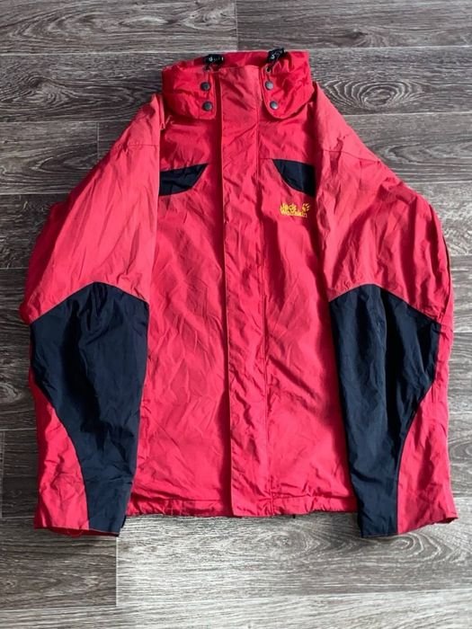 Herren Jack Wolfskin Jacke Rot 