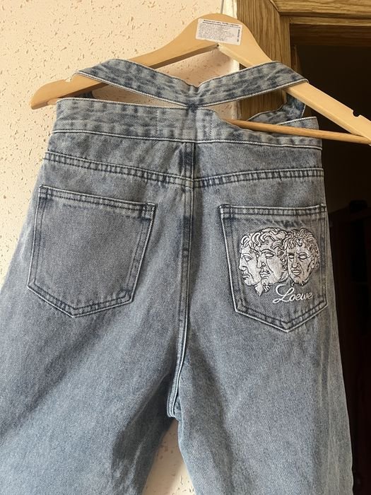 Femme Loewe Jeans Gris Denim 38