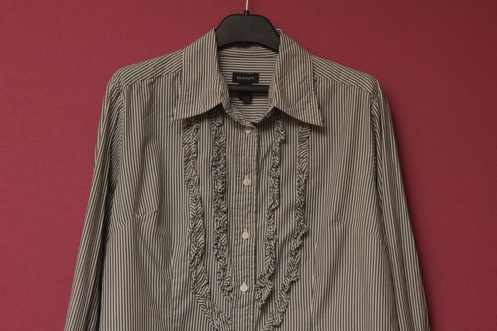 Women Gant Shirt Grey Cotton 36