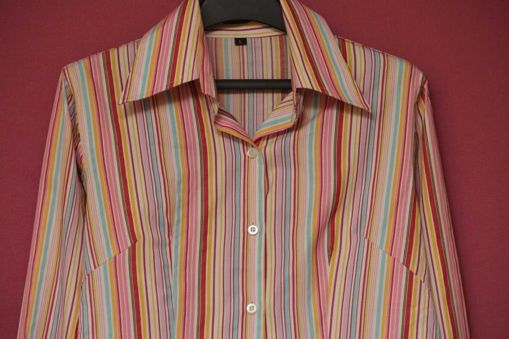 Женская Paul Smith Рубашка Многоцветный Хлопок 38