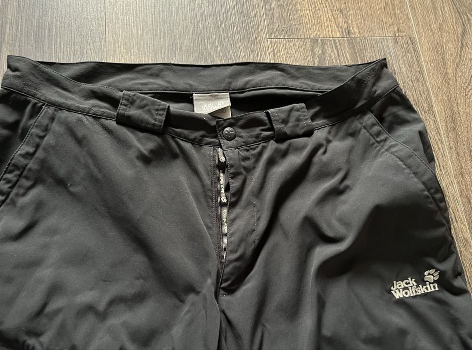 Herren Jack Wolfskin Hosen Schwarz Nylon 34