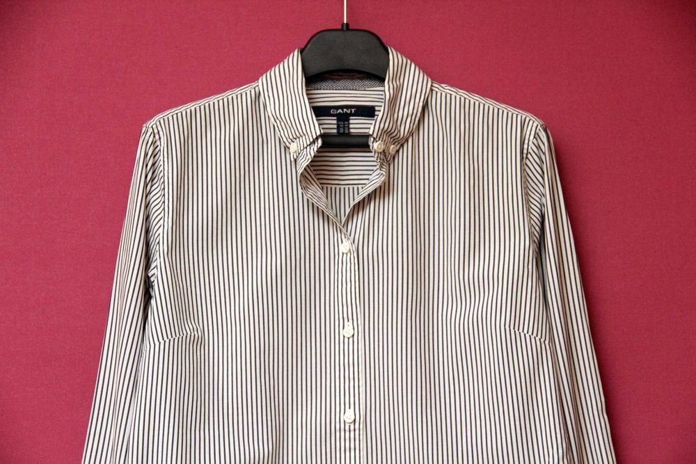 Women Gant Shirt Grey Cotton 38