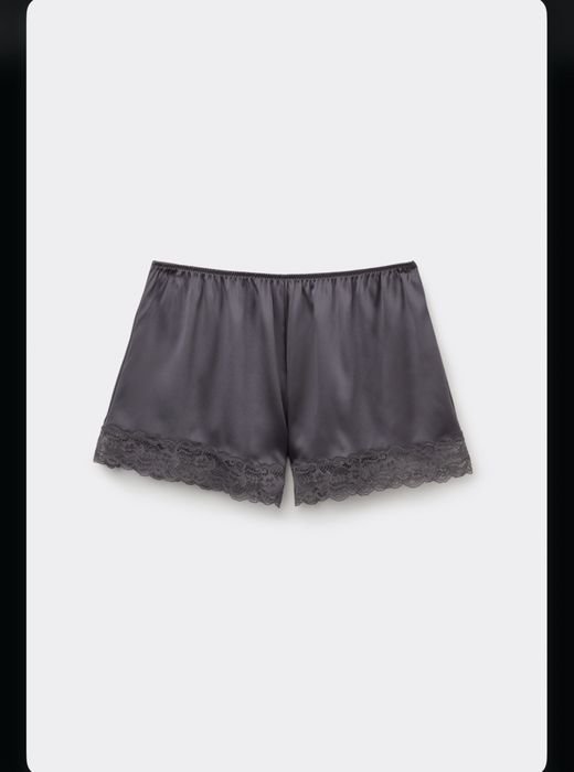 Damen Intimissimi Shorts Grau Seide 38