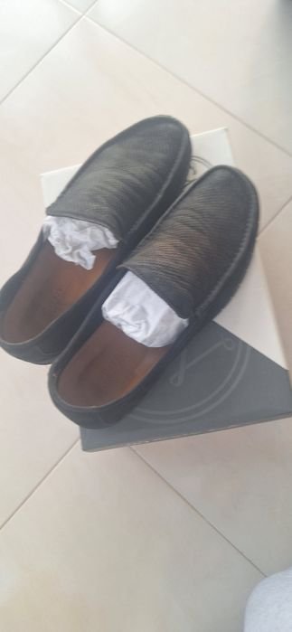 Men Boots Black Suede 43