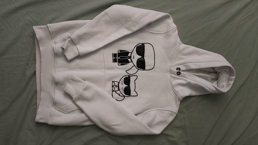 Herren Karl Lagerfeld Pullover Weiß 36