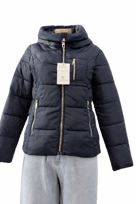 Femme Veste Bleu Marine 34