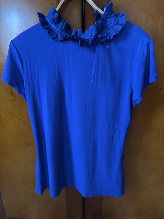 Women Ted Baker Shirt Navy Viscose 40