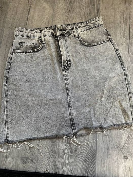 Donna Gonna di Jeans Nera 38