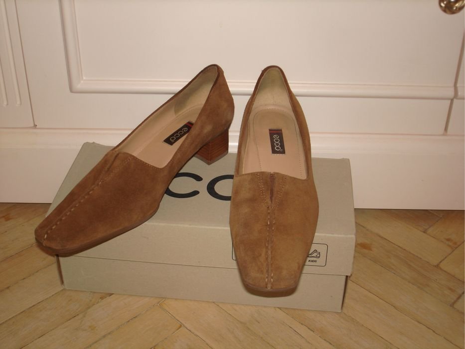 Femme Ecco Talons Marron Suède 38