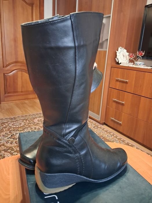 Femme Bottes Cuir Noir 39