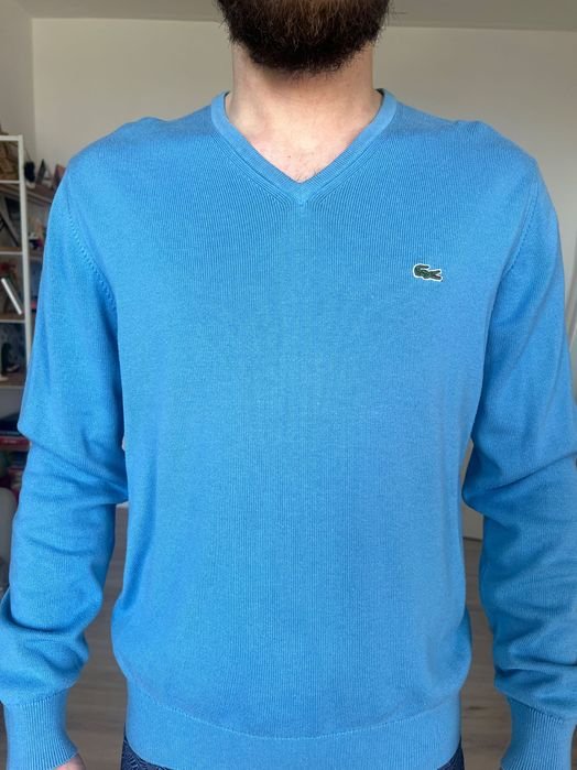 Мужской Lacoste Джемпер Тёмно-синий 36