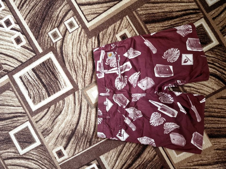 Men Carhartt Shorts Pink 32