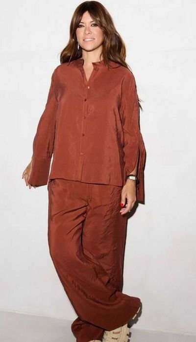 Femme Zara Twinset Marron Autre Matériau 42