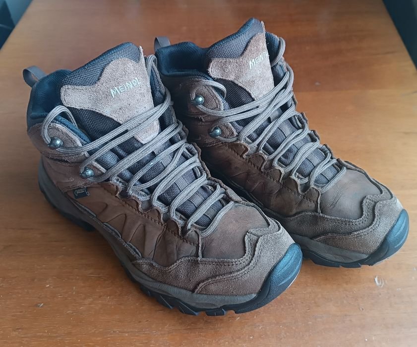 Uomo Meindl Stivali Marrone Pelle 43