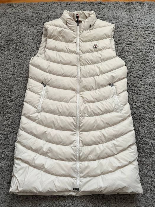 Damen Moncler Weste Beige 42