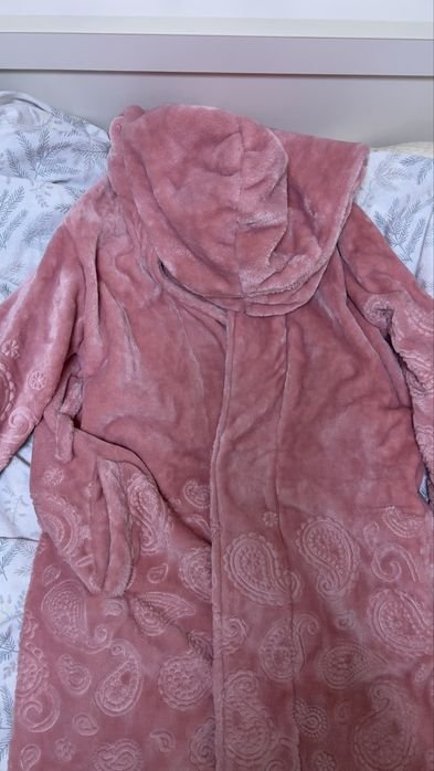 Женский Халат Бавовна Розовый Один Размер