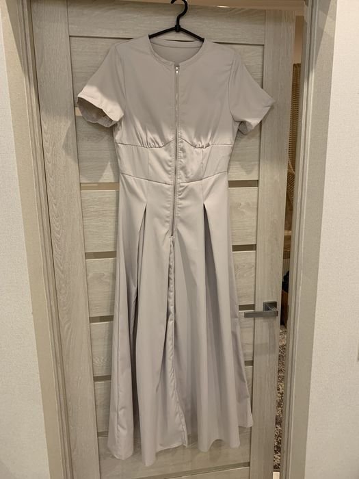 Женский Платье Бежевый Другой материал 38