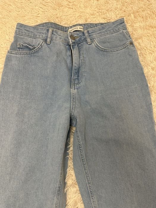 Women Jeans Mom Fit Navy 40