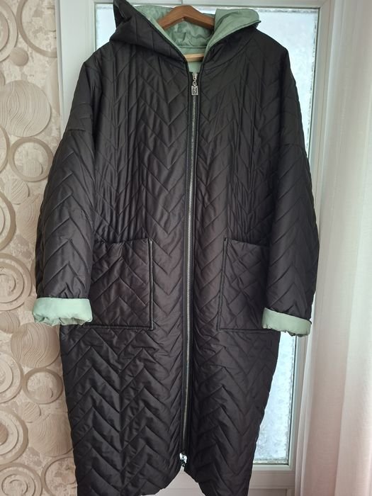 Женское Пальто Чёрное Другой Размер