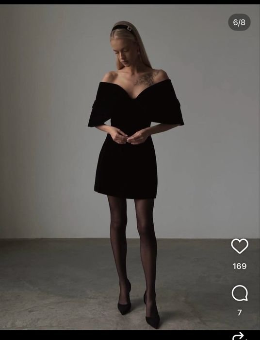 Женский Платье Чёрный Велюр