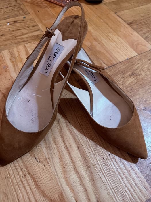 Femme Jimmy Choo Talons Marron Suède 40