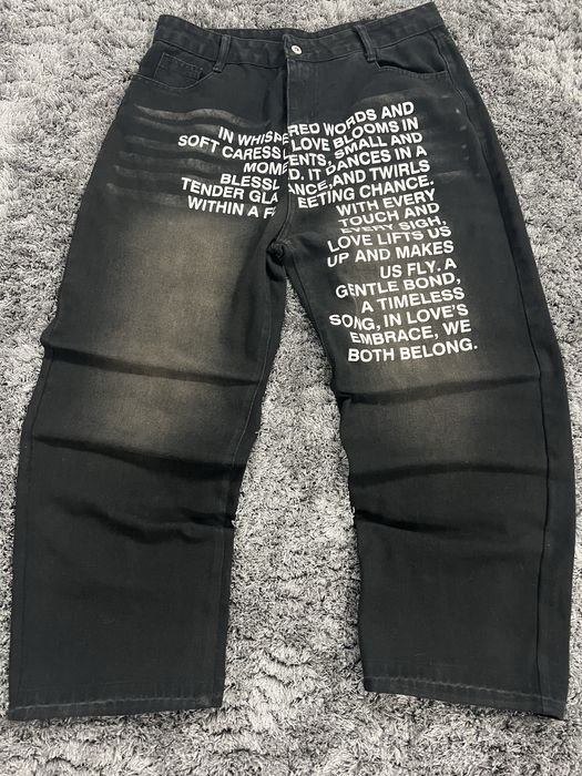 Мужской Acne Studios Джинсы Чёрный Деним 34