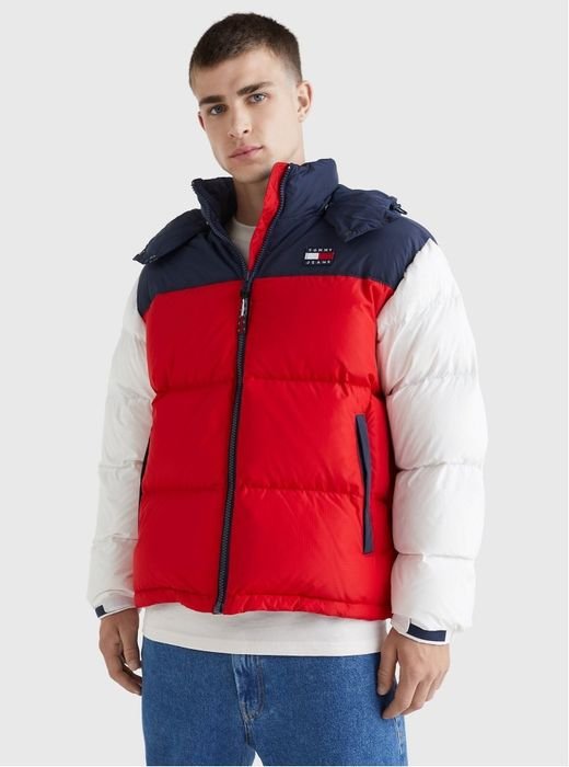 Herren Tommy Hilfiger Daunenjacke Mehrfarbig 42