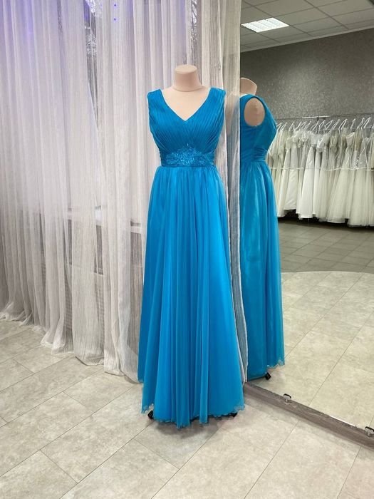 Femme Robe Bleue 36