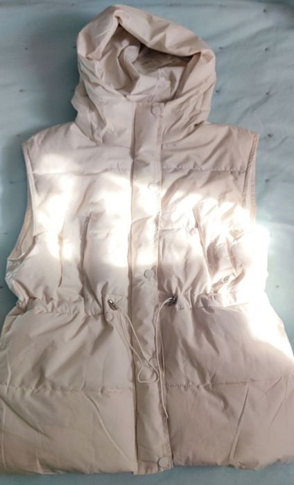 Femme Gilet Couleur Crème L-XXL