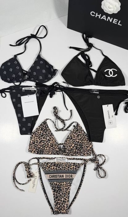 Femme Chanel Maillot de Bain Multi Polyester S/M