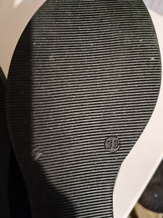 Damen High Heels Schwarz Leder 38