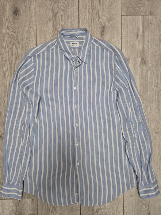 Мужская Альберто Аспезі Сорочка Тёмно-синий Другой