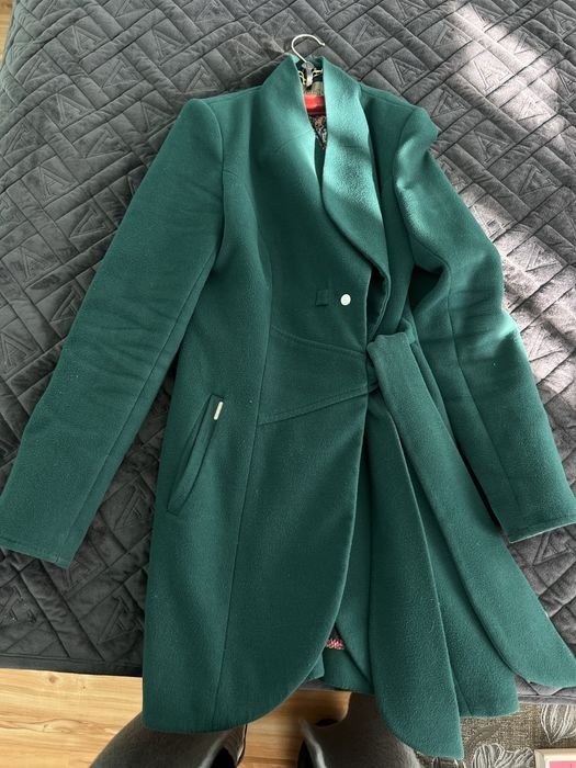 Donna Cappotto Cachemire Verde 36