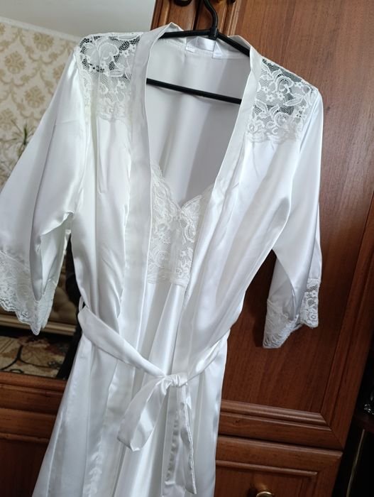 Donna Altro Lingerie da Sposa Bianco Satin 38 / M