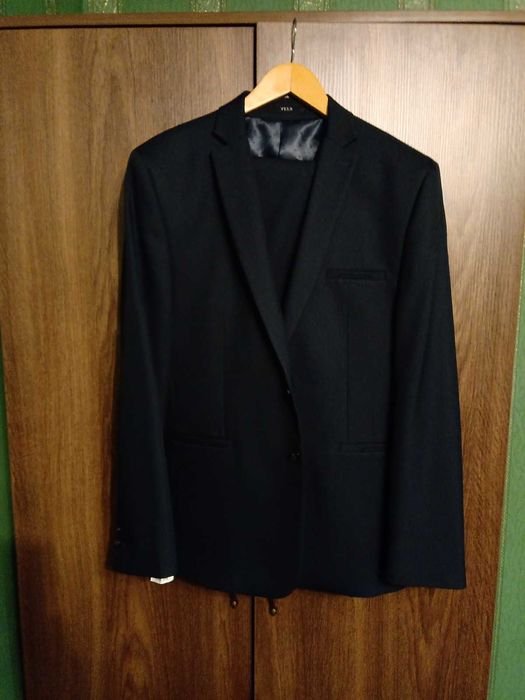 Мужской Костюм Тёмно-синий 42