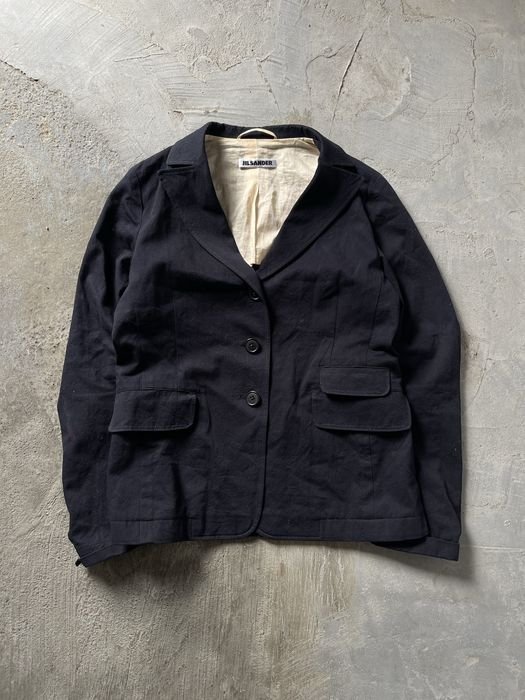 Мужской Jil Sander Пиджак Чёрный XS-S