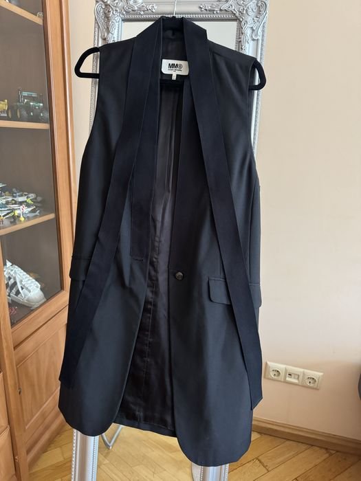 Женский Maison Margiela MM6 Жилет Чёрный 38