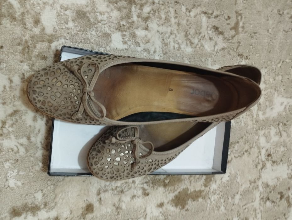 Женские Gabor Туфли Чёрные Кожа 8