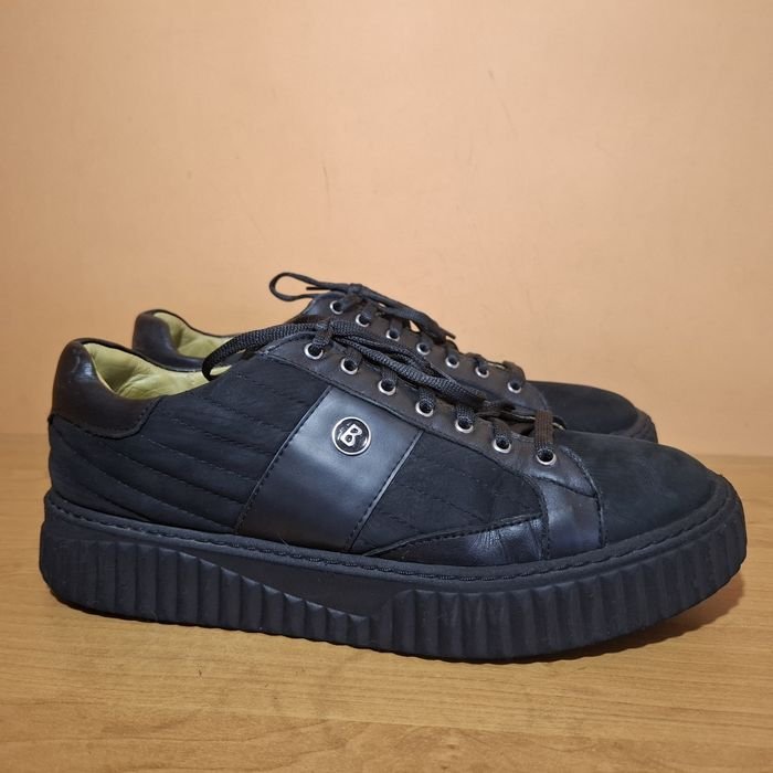 Homme Bogner Talons Noir Cuir 43