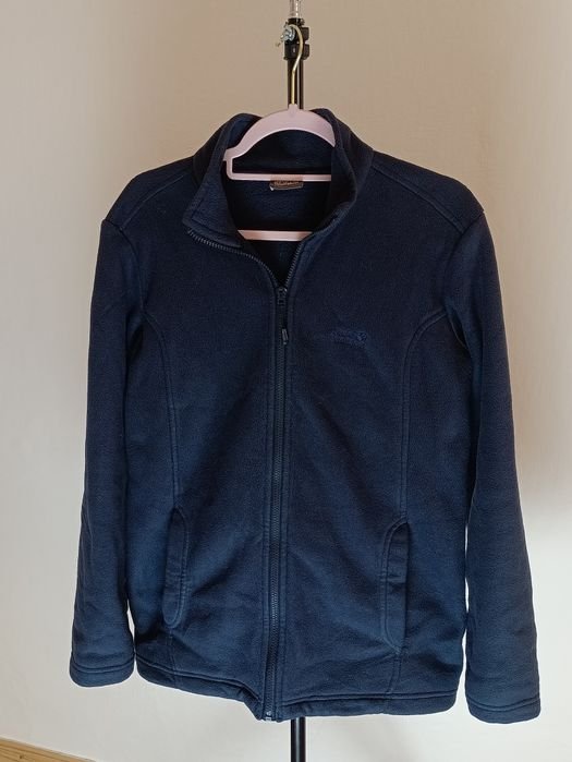 Uomo Jack Wolfskin Fleece Blu Navy 40